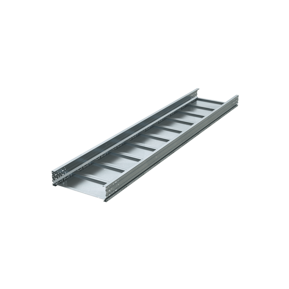 Лоток листовой неперфорированный 150х300, лонжерон 1,5 мм, L 6 м