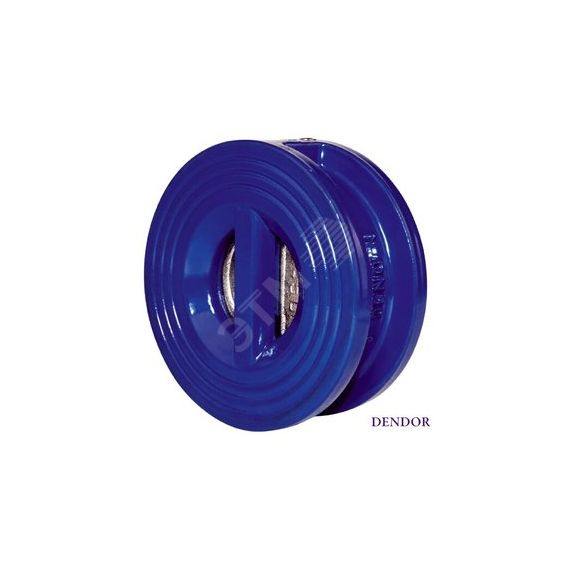 Клапан обратный тип 010С двухстворчатый межфланцевый DN 80 PN16 DENDOR DMF100000800