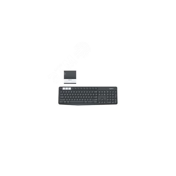 Клавиатура беспроводная K375s, 101 клавиша, графит Logitech 920-008184