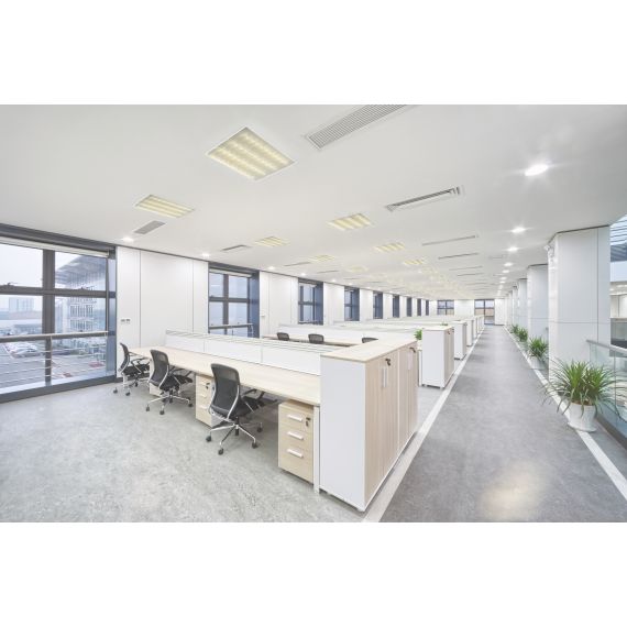 PRO Панель светодиодная ДВО 1001 40Вт 3000К IP40 595х595мм микропризма IEK