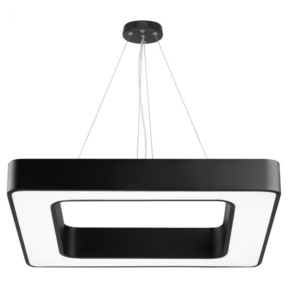 Светильник LED Geometria Quadro SPO-161-B-40K-060 60Вт 4000К 5500Лм IP40 600х80 черный подвесной драйвер внутри ЭРА Б0058891