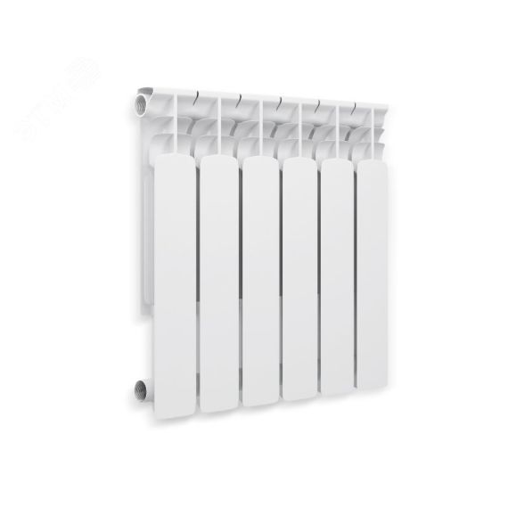 Радиатор биметаллический секционный 500/100/8 боковое подключение Oasis Р0000036996
