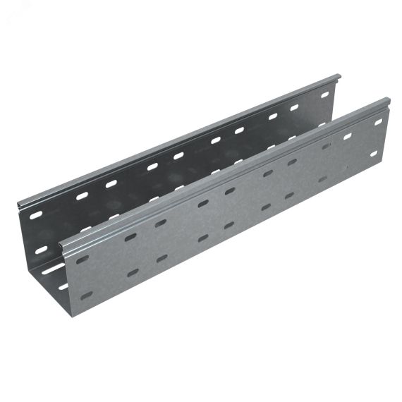 Лоток перф. 100х200х1,2 L2000 мм Стандарт ПЛЮС INOX304 КМ-профиль PL5278