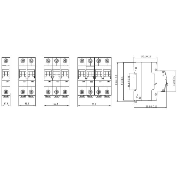 Чертеж MD63H-4PB16