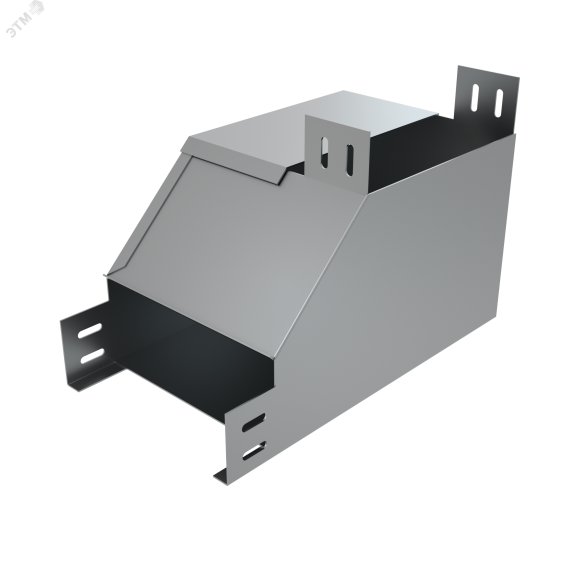 Угол верт. внутр. R 50х300 мм с разворотом трассы на 90 гр. КМ-профиль LO6509