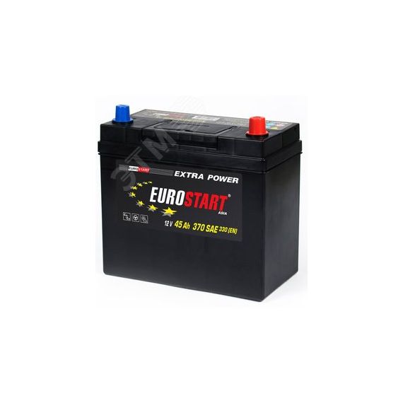 Аккумулятор автомобильный EUROSTART Extra Power Asia 45Ah R+ (без борта) EUROSTART EUA450
