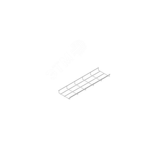 Проволочный лоток 30х500 L3000 мм INOX304 КМ-профиль LO26721