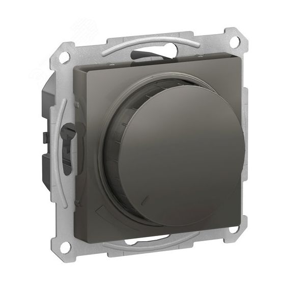 ATLASDESIGN СВЕТОРЕГУЛЯТОР (диммер) повор-нажим, LED, RC, 400Вт, мех., СТАЛЬ SE (Systeme) ATN000923