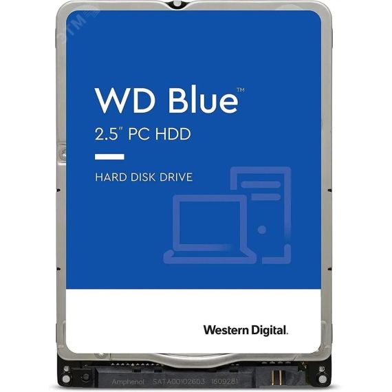 Жесткий диск 500GB Blue 2.5'', SATAIII, 5400 об/мин, 128 МБ Western Digital WD5000LPZX