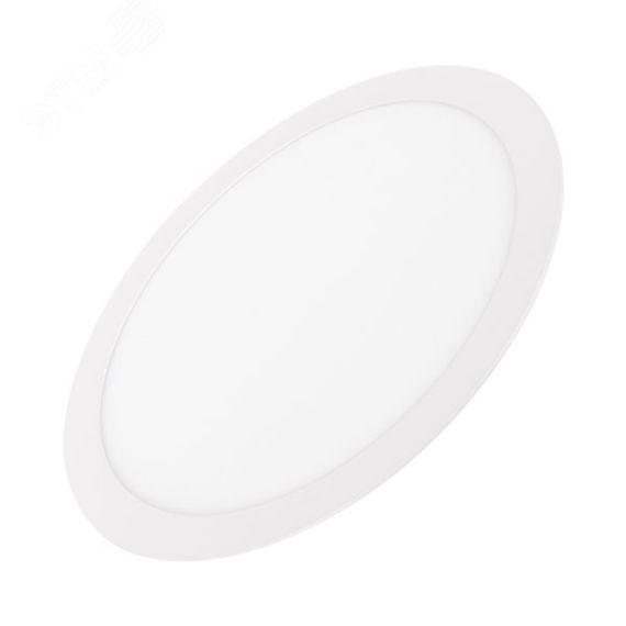 Светильник DL-EDGE-R300-24W Day4000 (WH, 115 deg, 230V) (IP40 металл, 3 года) Arlight 034725