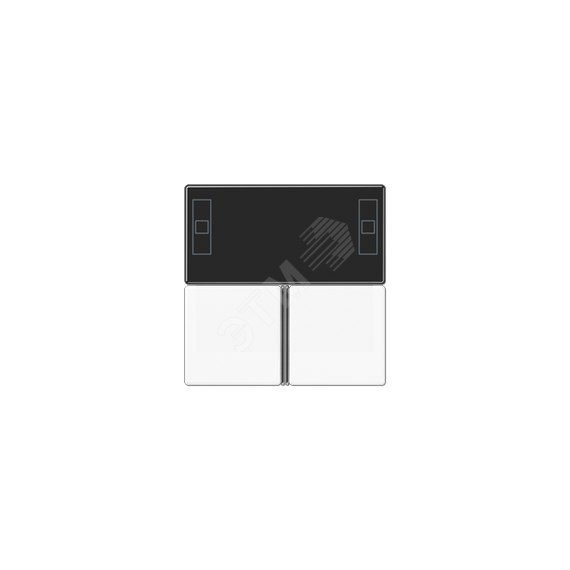 Крышка к Room-controller, в сборе, белый JUNG A4093TSAWW