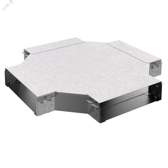 Короб угловой крестообразный горизонтальный КУКГ.400.150.850.1,2.2 СОЭМИ Н7265415262