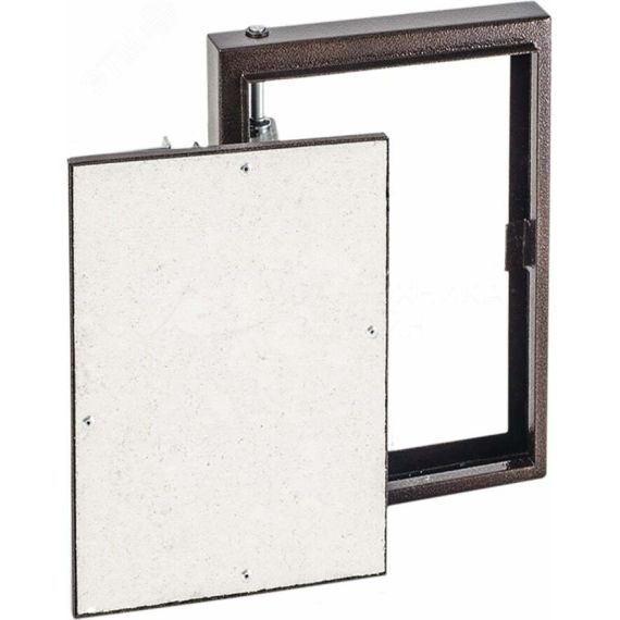 Люк под плитку на петле из окрашенной стали 600х400 EVECS D6040 ceramo steel
