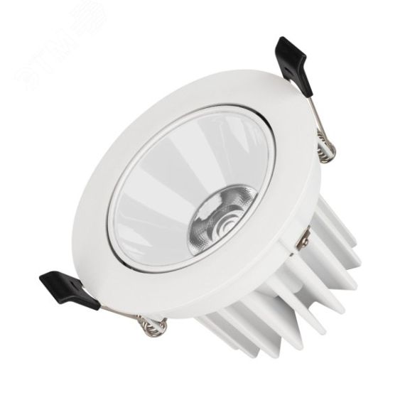 Светильник MS-FORECAST-BUILT-TURN-R102-12W Day4000 (WH-WH, 32 deg, 230V) (IP20 металл, 5 лет) Arlight 037098