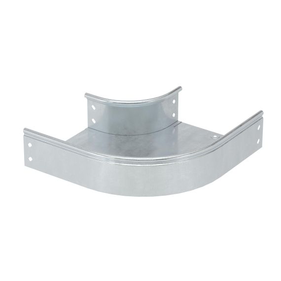 Угол CPO 90 горизонтальный 90° 200х100 в комплекте с крепежнымиэлементами и соединительными пластинами, необходимыми для монтажа, цинк-ламельный