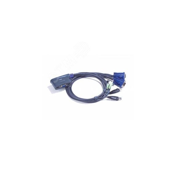 Переключатель KVM 2 порта, VGA, USB, 2048 x 1536 Aten CS62US