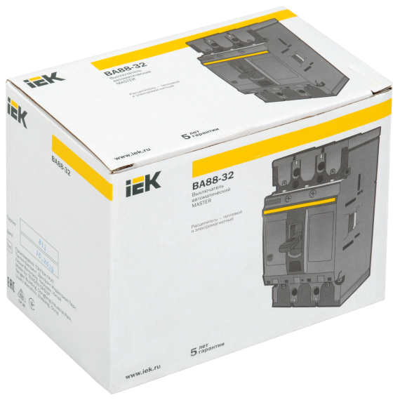 Выключатель автоматический ВА88-32 3Р 25А 25кА MASTER IEK