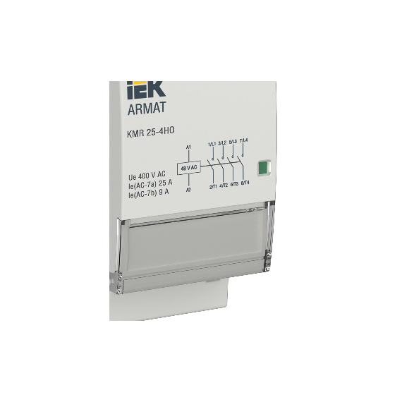 Наличие индикатора состояния положения контактной группы – позволяет облегчить визуальную диагностик