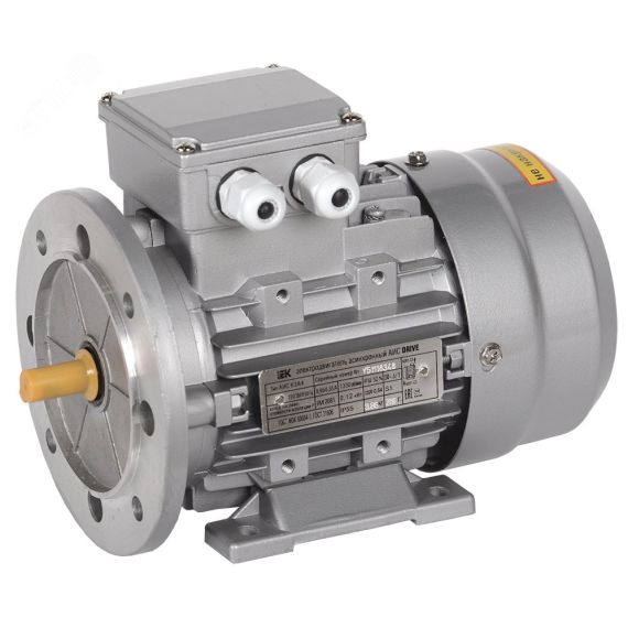 Электродвигатель трехфазный АИС 63B4 380В 0,18кВт 1500об/мин 2081 DRIVE ONI AIS063-B4-000-2-1520