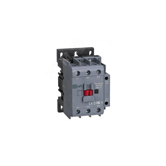 Контактор 65А 110В АС3 АС4 1НО+1НЗ КМ-102 SE (Dekraft) 22328DEK