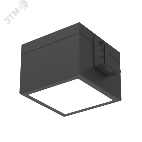 Светильник светодиодный ДВО-12Вт 4000К IP54 DL-Grill Черный Вартон V1-R0-90808-10000-5401240