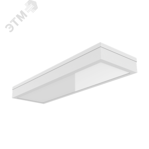 Светильник LED ВАРТОН медицинский накладной 595*180*55 мм с рассеивателем опал 18 ВТ 4000К класс защиты IP54 Вартон V1-C0-00180-20000-5401840