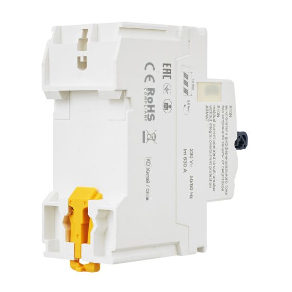 ARMAT Выключатель дифференциального тока R10N 2P 63А 30мА тип AC IEK