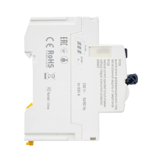 ARMAT Выключатель дифференциального тока R10N 2P 63А 30мА тип AC IEK