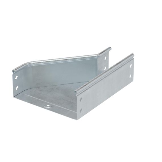 Переходник RRD правосторонний  100/80 H80 в комплекте с крепежнымиэлементами и соединительными пластинами, необходимыми для монтажа, цинк-ламельный