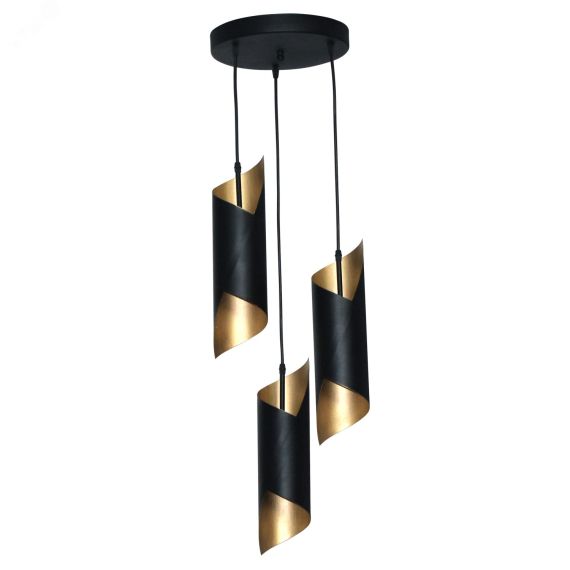 Светильник Маэстро 231 черн.зол.НСБ 01-3х60-138 Е27 ИУ ЭЛЕТЕХ 1005404230