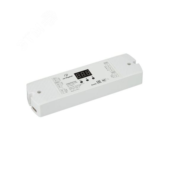 Конвертер SMART-K40-DMX (12-24V, 0/1-10V) (ARL, IP20 Пластик, 5 лет) Arlight 028413