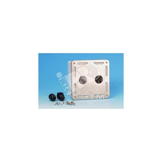 Коробка настенного монтажа для 2-х промышленных модулей IP67 нержавеющая сталь Hyperline 46828