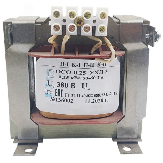 ОСО-0,25 УХЛ3 380/42, IP00, трансформатор Электротехник ET559763