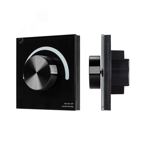 Панель SMART-P1-DIM-G-IN Black (3V, Rotary, 2.4G) (, IP20 Пластик, 5 лет) Arlight 033753