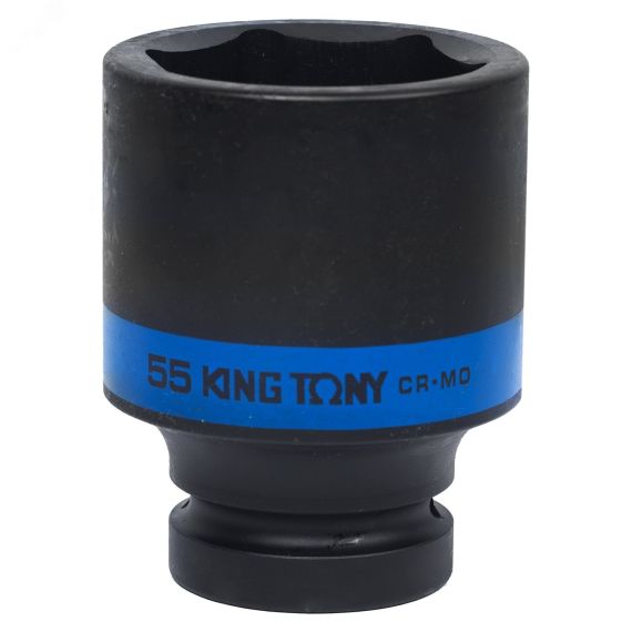 Головка торцевая ударная глубокая шестигранная 1', 55 мм King Tony 843555M