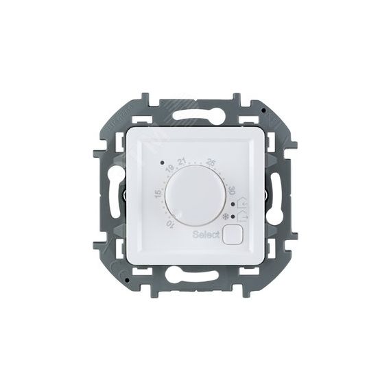 Термостат с внешним датчиком для тёплых полов INSPIRIA белый Daccord/Legrand 673810