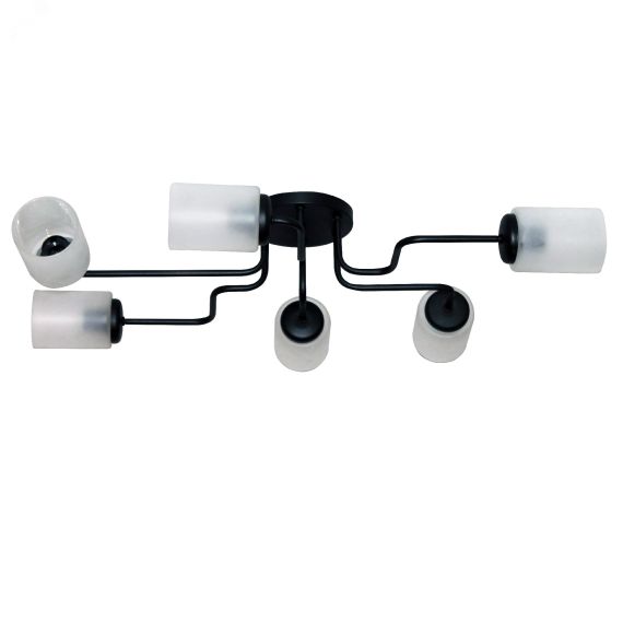 Светильник Техно 162 черн. (Плафон 8461) НСБ 01-6х60-114 Е27 ИУ ЭЛЕТЕХ 1005404589