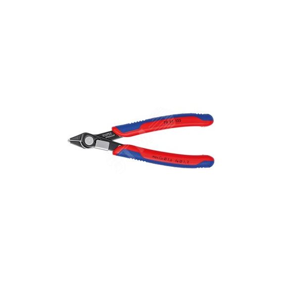 Бокорезы ElecTronic Super KNips вороненые 125 мм Knipex KN-7891125