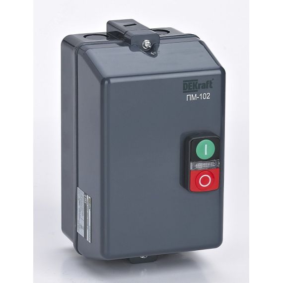 Пускатель электромагнитный 25А AC380/400В 50/60Гц в пластиковой оболочке SE (Dekraft) 23637DEK