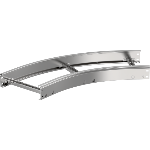 Поворот лестничный LESTA 45град 55х600мм R600 IEK