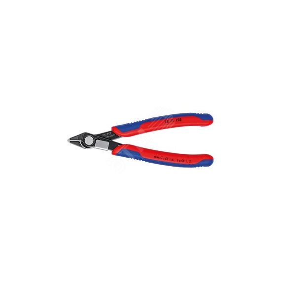 Бокорезы ElecTronic Super KNips вороненые 125 мм Knipex KN-7871125