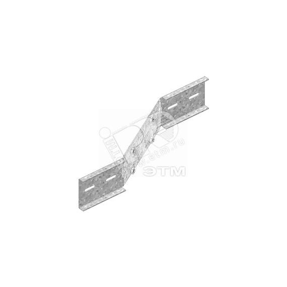 Редукция регулируемая, высота - 66 мм, ширина - 13 мм, длина - 400 мм, кратность - 1шт, SZ - Оцинкованная сталь (методом Sendzimir) Vergokan KLLVS85