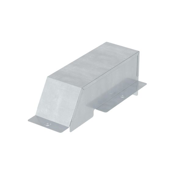 Ответвитель-крышка Т-обр-переходник DDT 150/100 в комплекте с крепежнымиэлементами и соединительными пластинами, необходимыми для монтажа