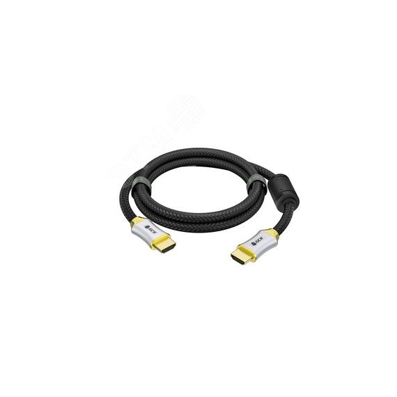 Кабель HDMI 2.0, Ultra HD 19М на 19М, 10 м., черный нейлон Greenconnect GCR-51283