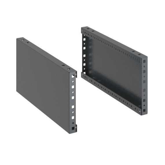 Панели цоколя для корпусов CQE &#38; CQE N, ШхГ 600 мм, В=200 мм, RAL7011, комплект - 2 шт. RAM block