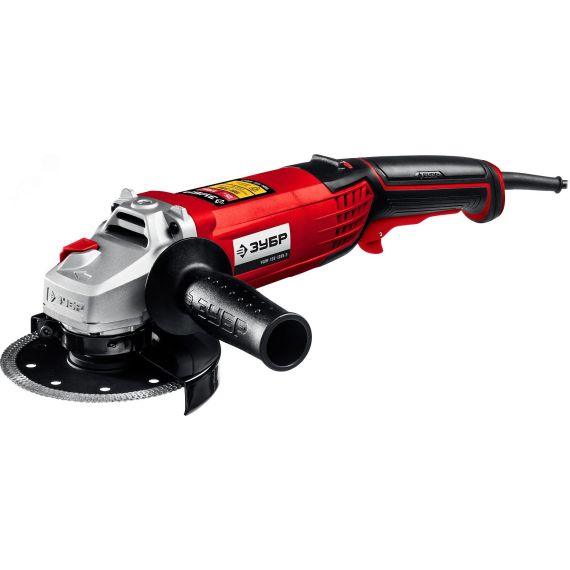 Угловая шлифовальная машина 125 мм, 1200 Вт, с регулировкой оборотов, компакт ЗУБР УШМ-125-1205 Э