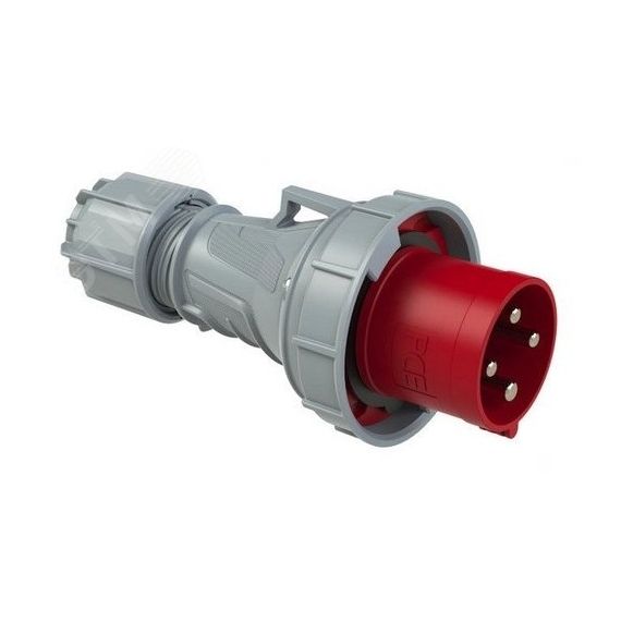 Вилка кабельная 63A/400V/3P+E/IP67 PCE 034-6