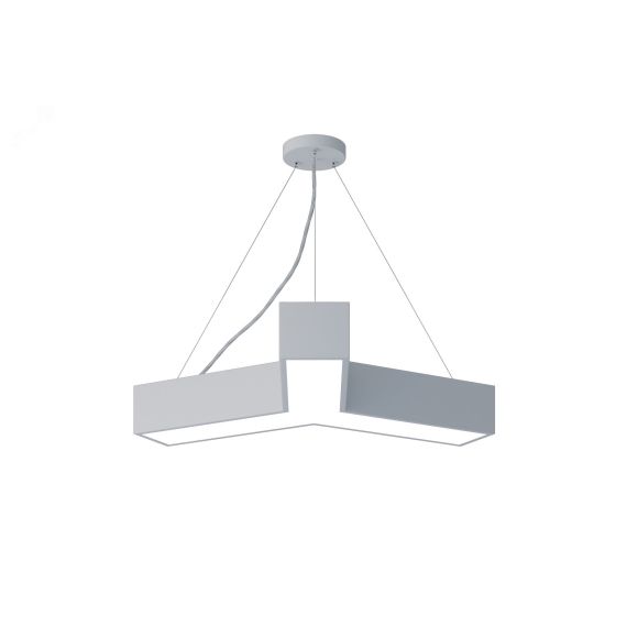 Светильник LED Geometria Igrek SPO-141-W-40K-028 28Вт 4000K 1750Лм IP40 600х80 белый подвесной драйвер внутри ЭРА Б0058884