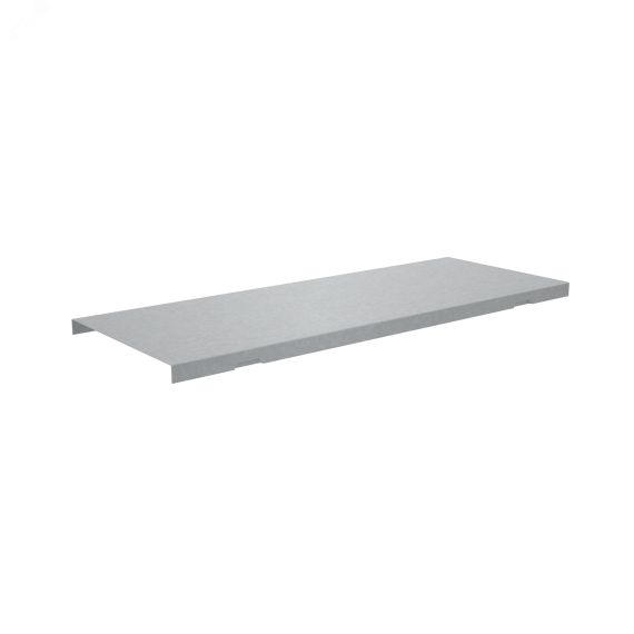 Крышка на верт. Т-ответвитель переходник 400-500 мм с разворотом трассы на 90 гр. ПЛЮС (нижняя часть больше исходной) INOX304 КМ-профиль PL6492