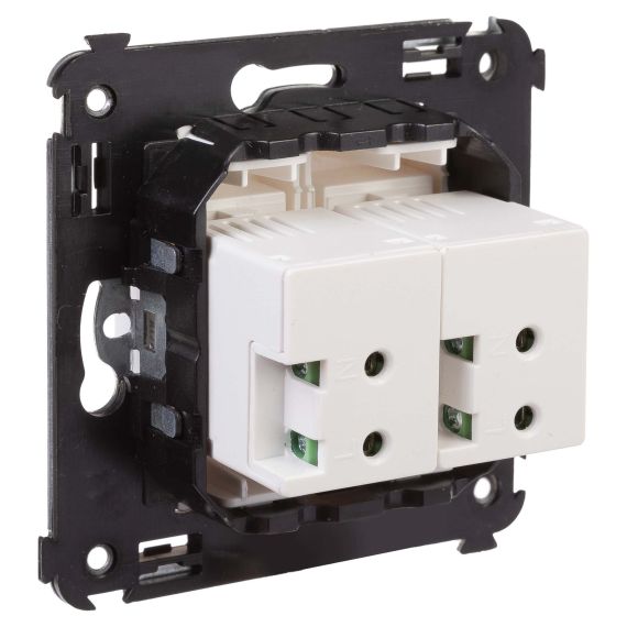 USB зарядное устройство в стену, "Avanti", "Белое облако", 2.1А